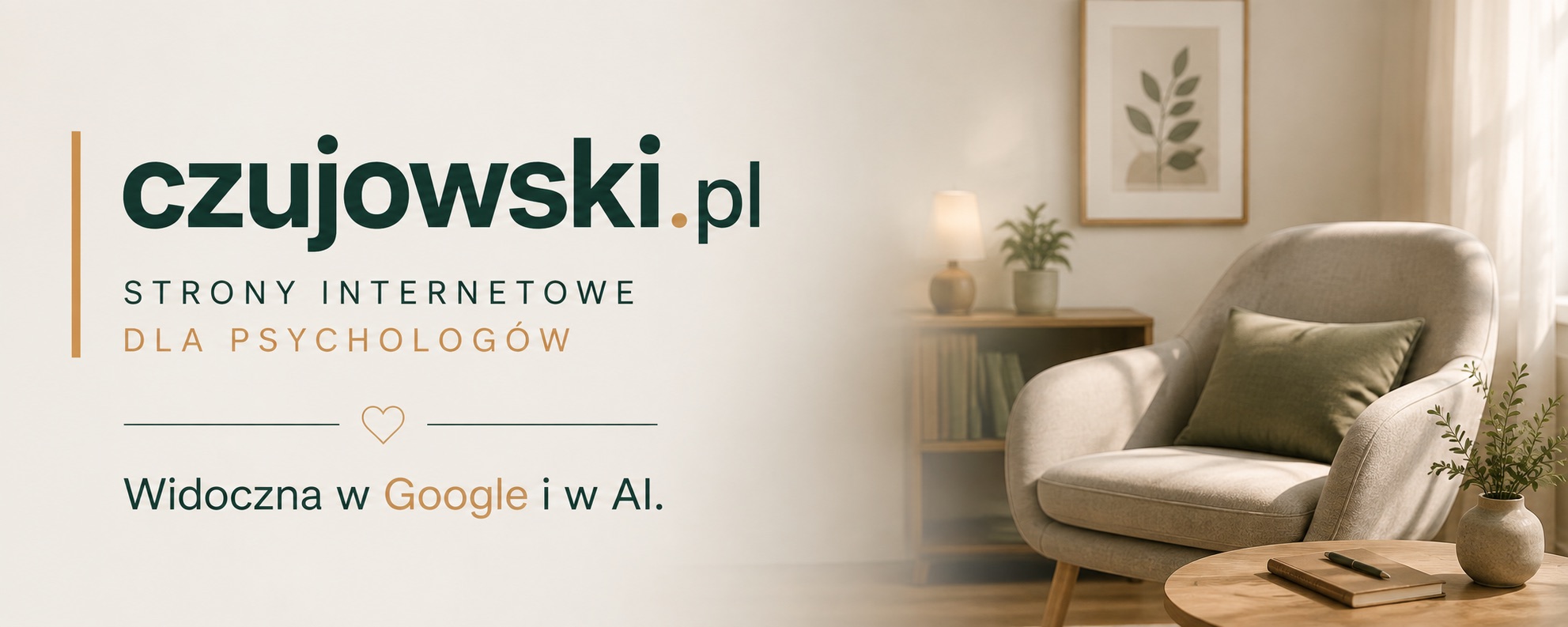 czujowski.pl - strony internetowe dla psychologów, widoczne w Google i w AI